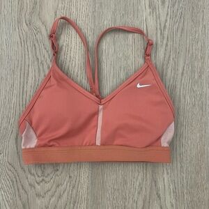 Nike Women's Coral/orange Sports Bra